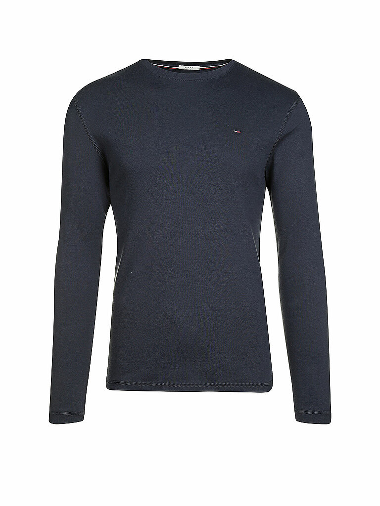 TOMMY JEANS Langarmshirt  Slim-Fit blau | L